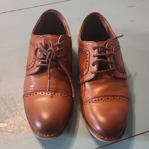 Stacy Adams Tan Leather Oxfords